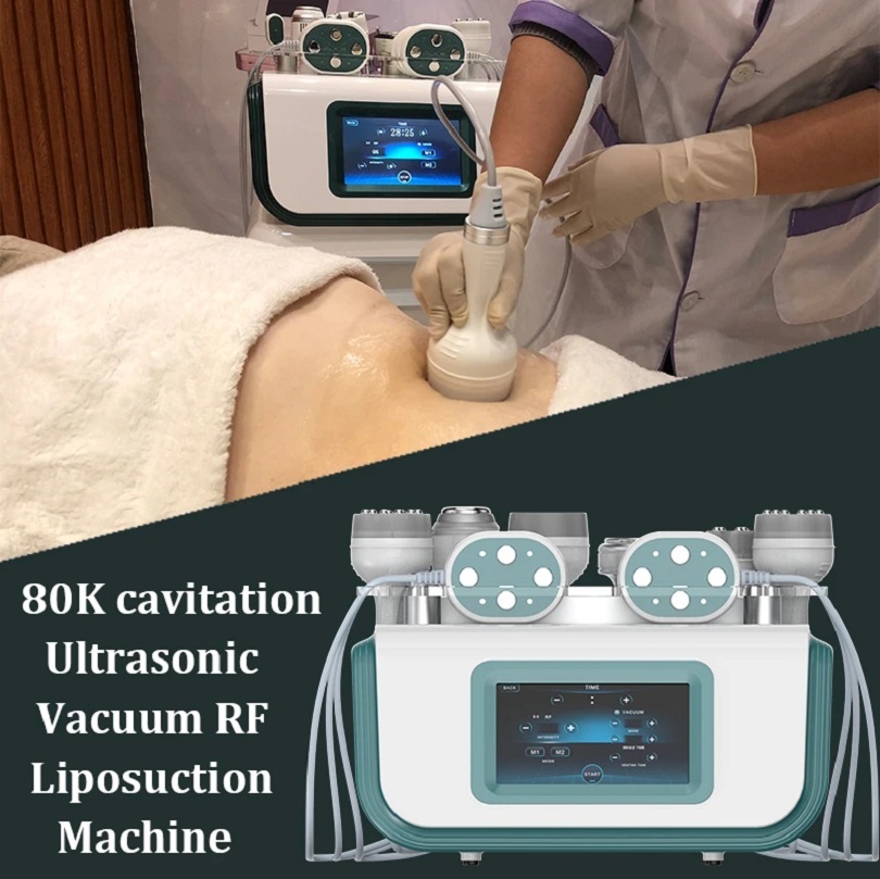 

8 in 1 80K Cavitation Body Slimming Machine Skin lifting Vacuum RF Beauty Equipment