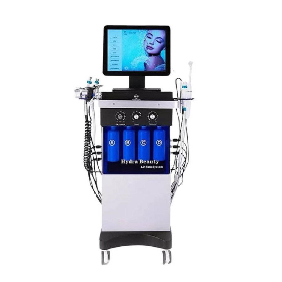 

hydrodermabrasion facial machine Oxygen Jet hydrafacial tru hydro facial aqua peel machine salon use face peel machine