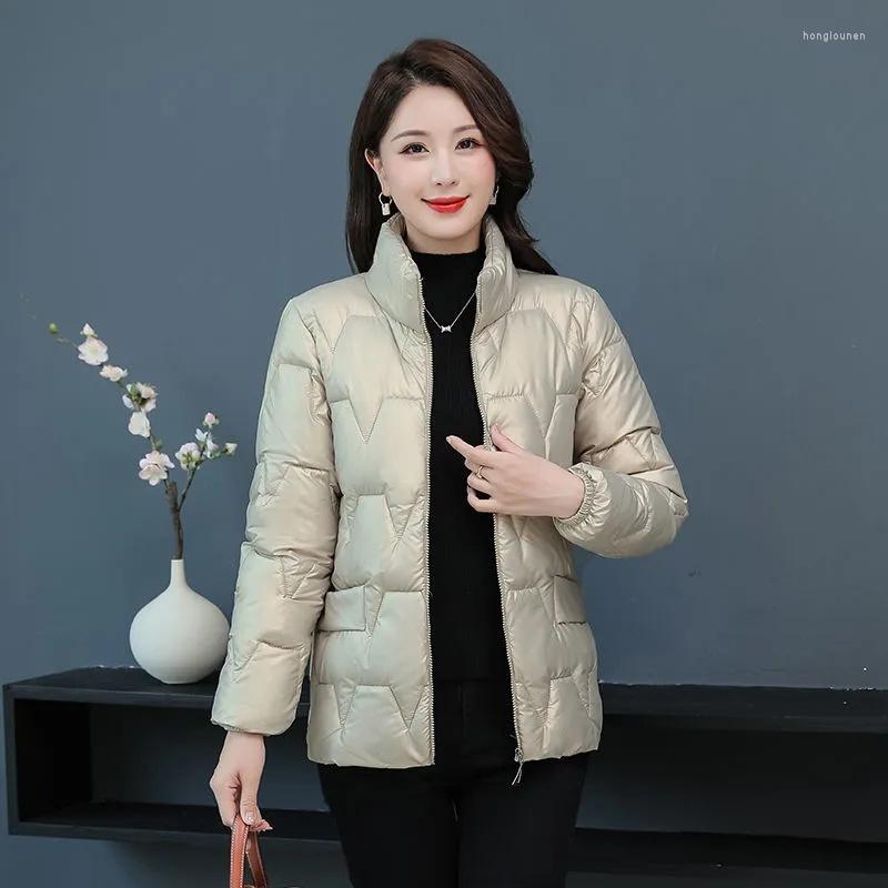

Women's Trench Coats 2023 Women's Middle-aged Mother Parkas Jacket Women Autumn Winter Fashion Down Cotton Padded Parka Female Outwear, Khaki