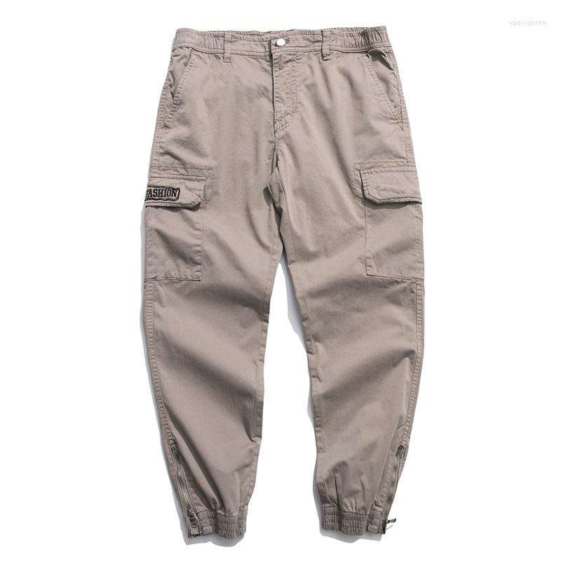 

Men's Pants Men Cargo 2023 Mens Hip Hop Streetwear Jogger Fashion Cotton Trousers Male Casual Joggers Sweatpants -38, Army green