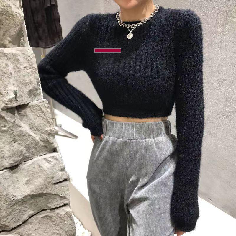 

Down jacket Woman Sweaters Turtlenck Women Sweater Short Style Sweatshirts Lady Slim Hoodie Knit Shirt Rhksg, Blue1;triangles