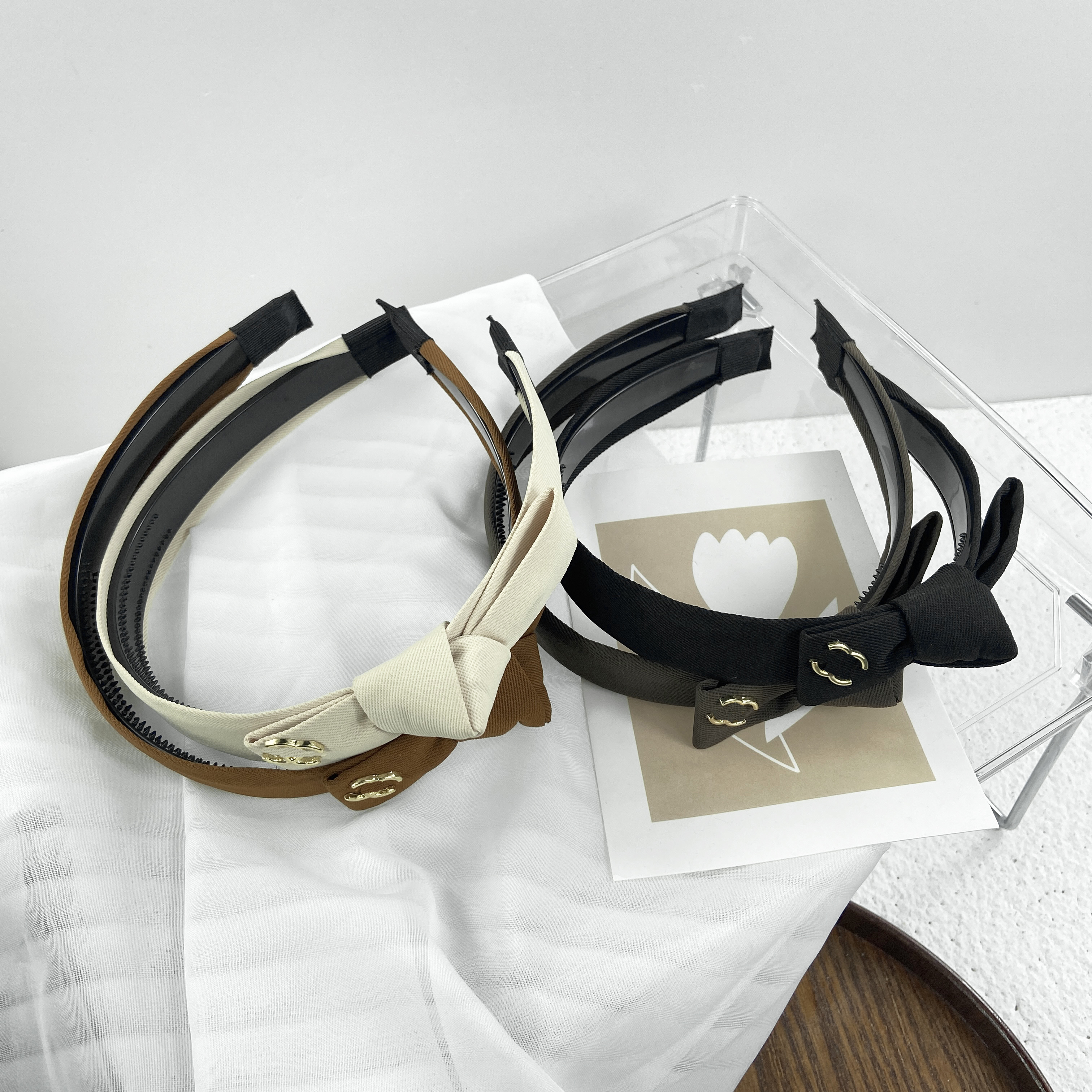 

Luxury Designer Classical Bowknot Headbands Hair bands For Women Girl Brand Elastic Headband Casual fashion Headband Head Wrap High Quality