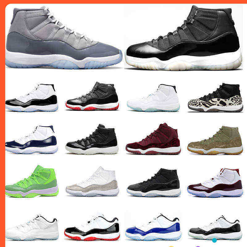 

Shoes Men Basketball 11 high top 11s 25th Anniversary Cool Grey Legend Blue white Bred Concord Cap and Gown low cut women sports sneaker, 13 heiress