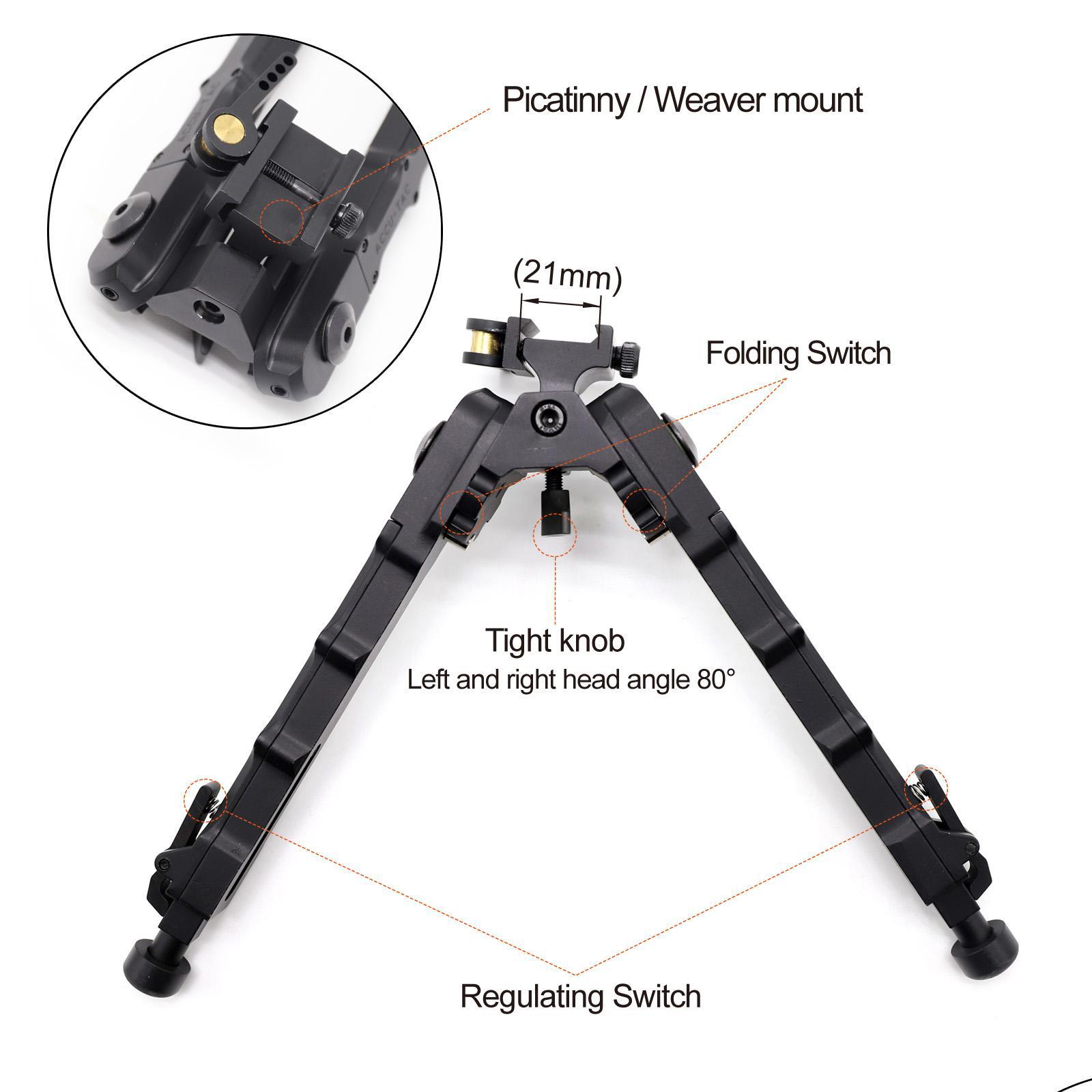 

Tactical Accessories Aplus Cs V9 Metal Tripod With Qd 20Mm Picatinny Rail Mount Bipod Adapter Adjustable Length Black Color Drop Del Dhh90