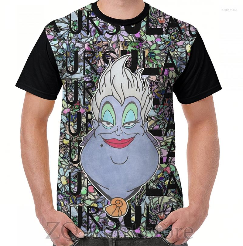 

Men's T Shirts Ursula Graphic T-Shirt Men Tops Tee Women Shirt Funny Print O-neck Short Sleeve Tshirts