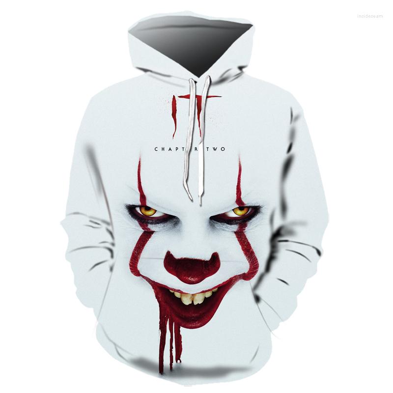 

Men' Hoodies Horror Movie Chapter 2 3D Printed Hoodie Sweatshirt Men And Women Fashion Casual Fun Pullover IT Clown Print Pattern, Lms1220