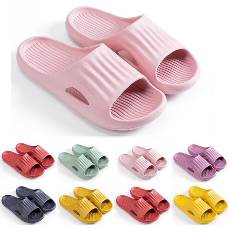 

summer slippers slides shoes men women sandal platform sneaker red pink black blue purple yellow slide sandals trainer outdoor indoor slipper 36-45, Color#6