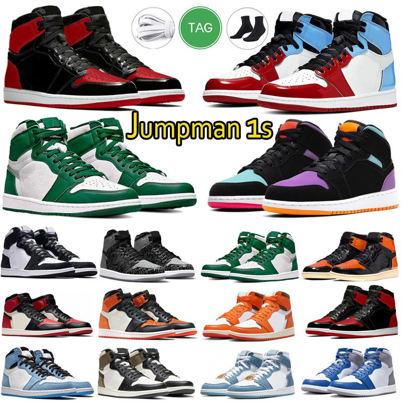 

Men Women Basketball Shoes A1 Lows Patent University Blue Chicago Dark Bred UNC Twist Bred Toe Grey Casual Man Sports Jumpman Sneakers Trainers Shoe Size 36-46, #23