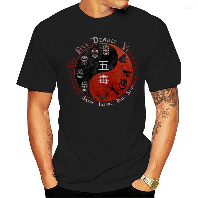 

Men's T Shirts Shirt 2023 The 5 Five Deadly Venoms Shaolin Squad Retro Cult Kungfu TShirt Men S To 3XL, White