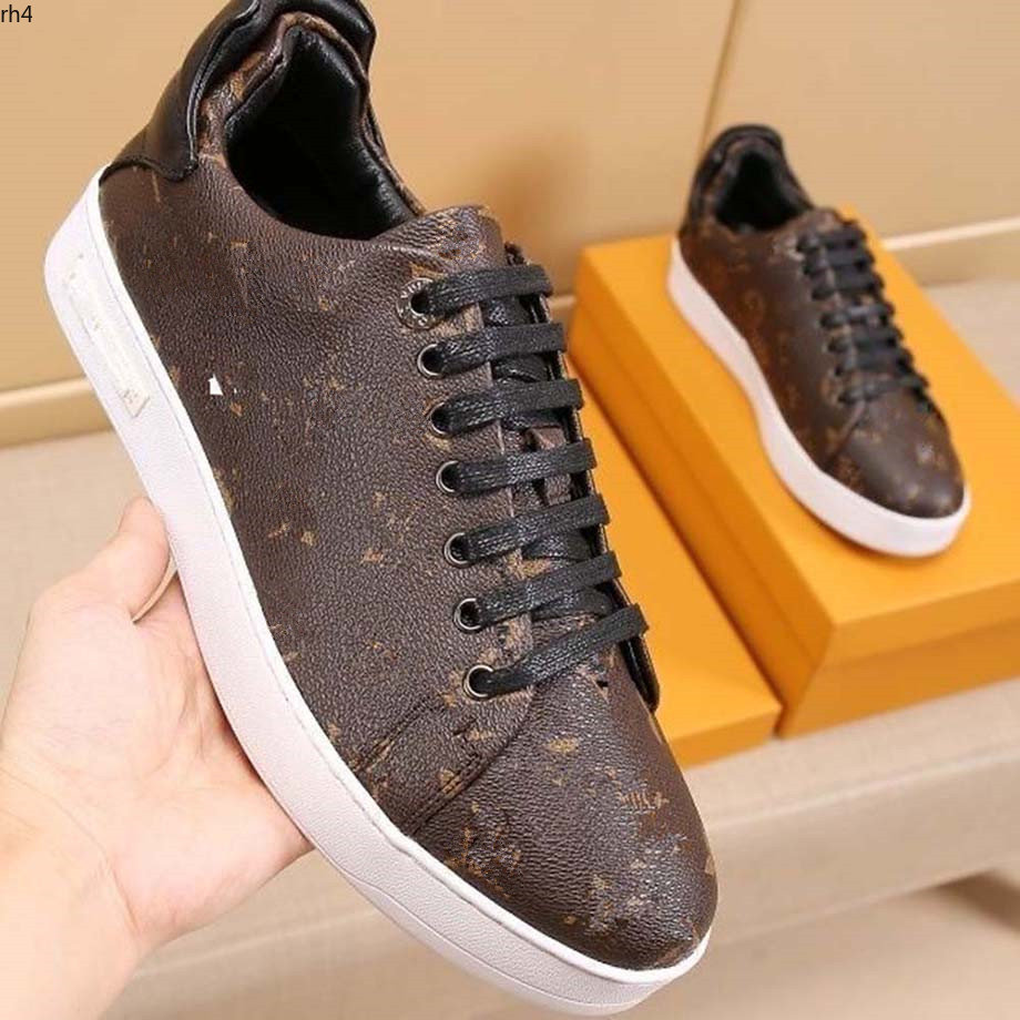 

luxury designer shoes casual sneakers breathable Calfskin with floral embellished rubber outsole very nice mkjl rh4000000001