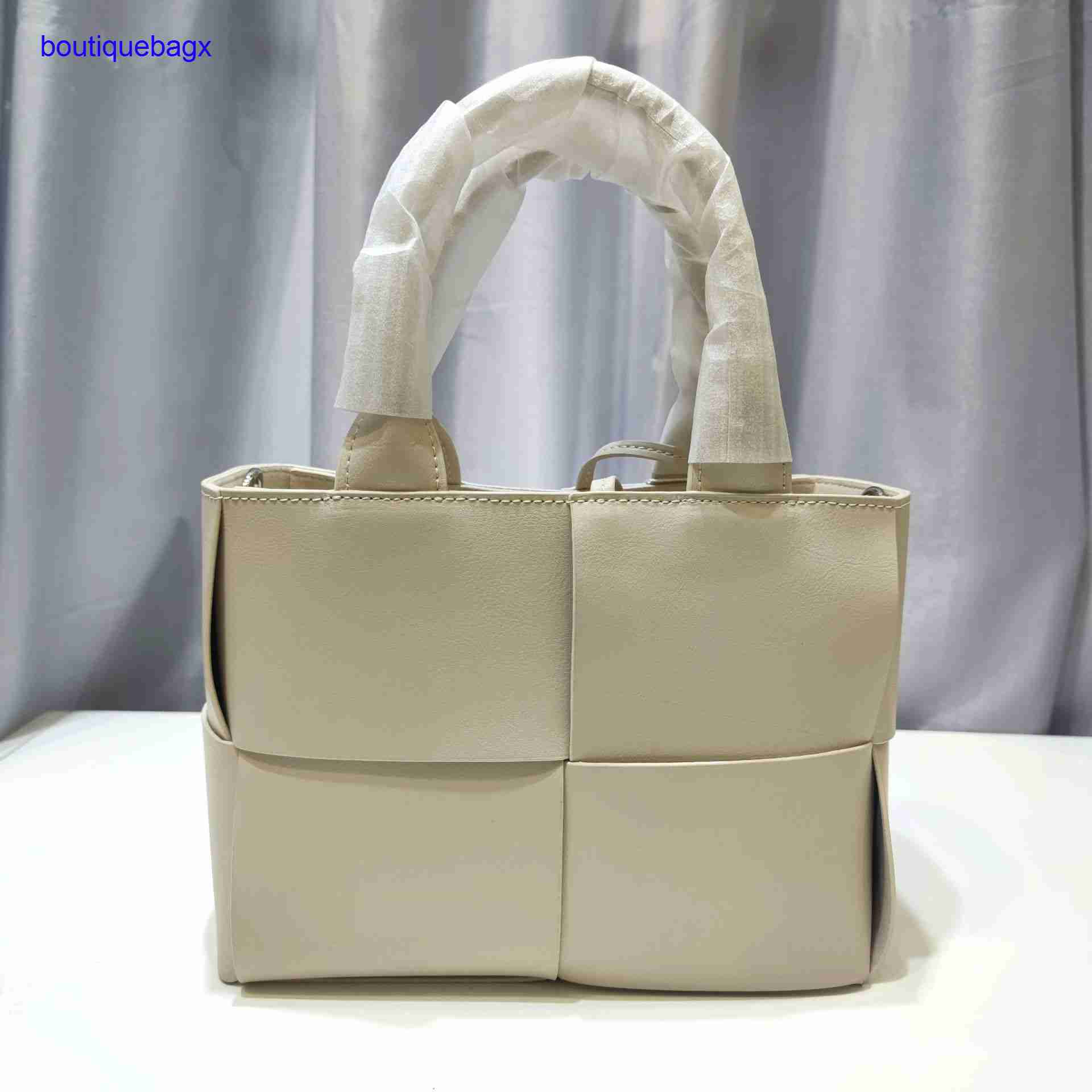 

Luxury Bottegss Venetss Arco Evening Bags online store woven Song Hye Kyo's same genuine leather checkered handbag tote shopping S With logo DRVO, Yellow4