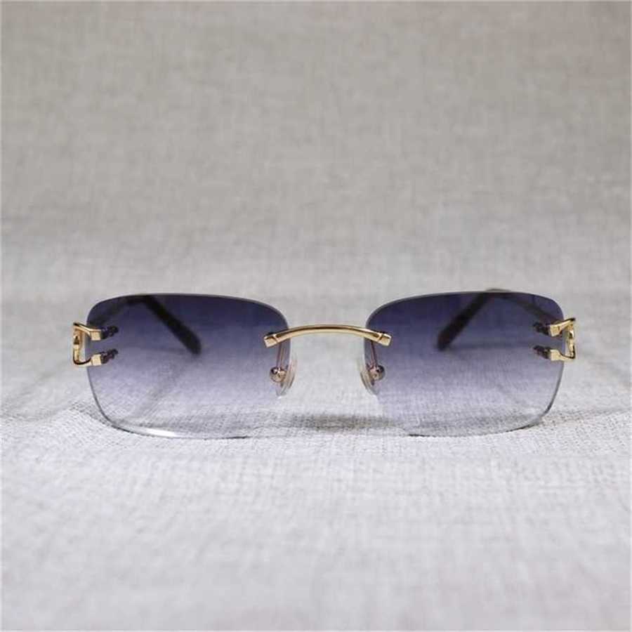 

Sunglasses Vintage Rimless Wire Sunglasses Men Eyewear Clear Glasses Women Oval Eyeglasses for Outdoor Metal Frame Oculos GafasKajia 2023