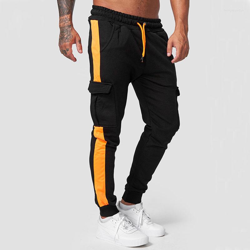 

Men's Pants Mens Cargo Casual Joggers Sports Training Trousers Multi-pocket Plus Cashmere Sweatpants Streetwear Men 2023, Black grey