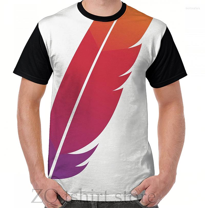 

Men' T Shirts Apache Software Foundation Graphic T-Shirt Men Tops Tee Women Shirt Funny Print O-neck Short Sleeve Tshirts