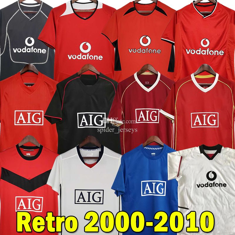 

Man Utd soccer jerseys MANCHESTER RETRO United 2000 02 03 04 06 07 08 09 2010 Football Uniforms GIGGS CANTONA KEANE SOLSKJAER BECKHAM SCHOLES SHERINGHAM ROONEY Shirts, 2008-09 away