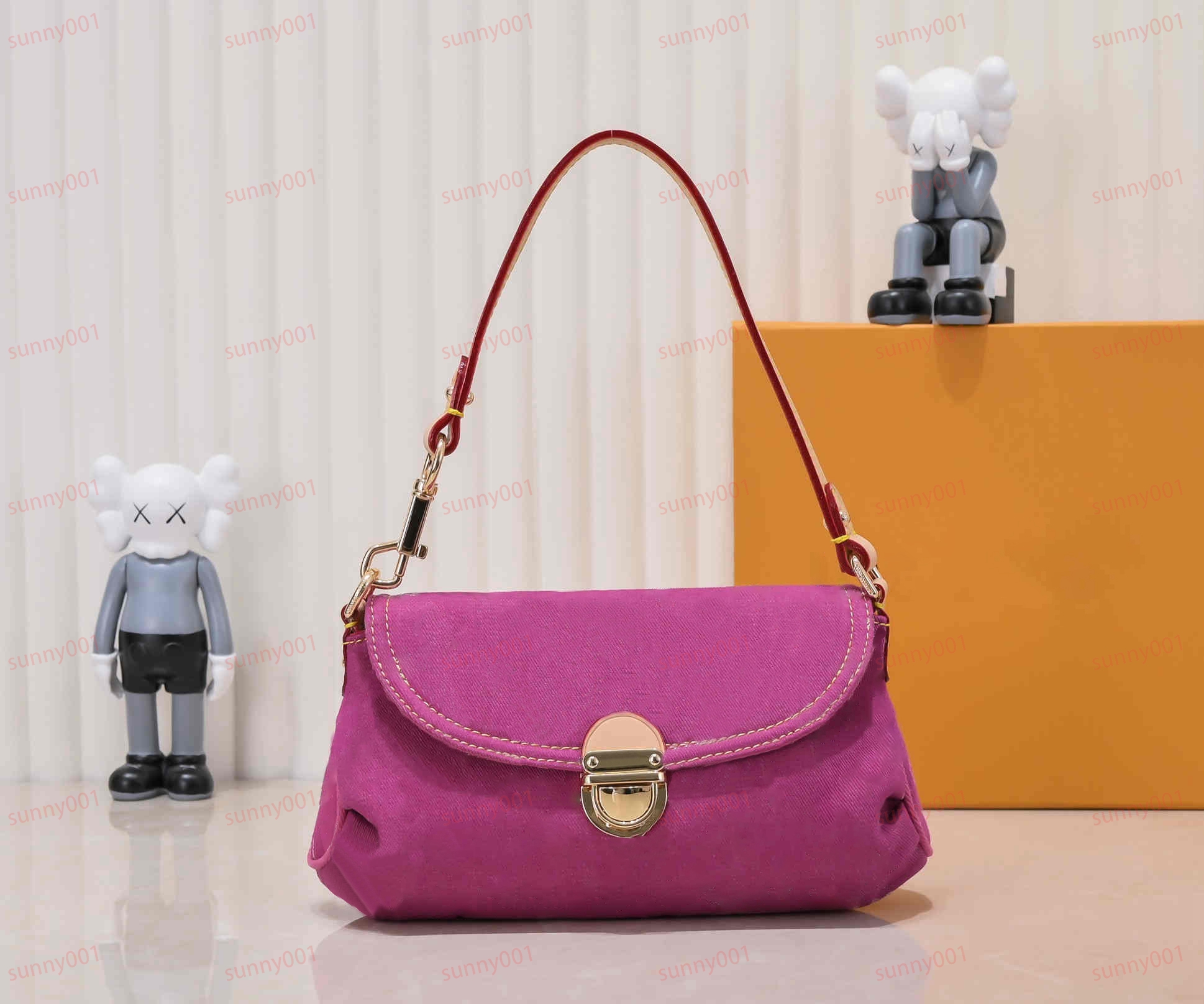 

Pink Shoulder Bag Lady Luxury Spring Underarm Bags Purse Fashion Envelope Hand-Held Wallet Letter Package Office Bags For Women