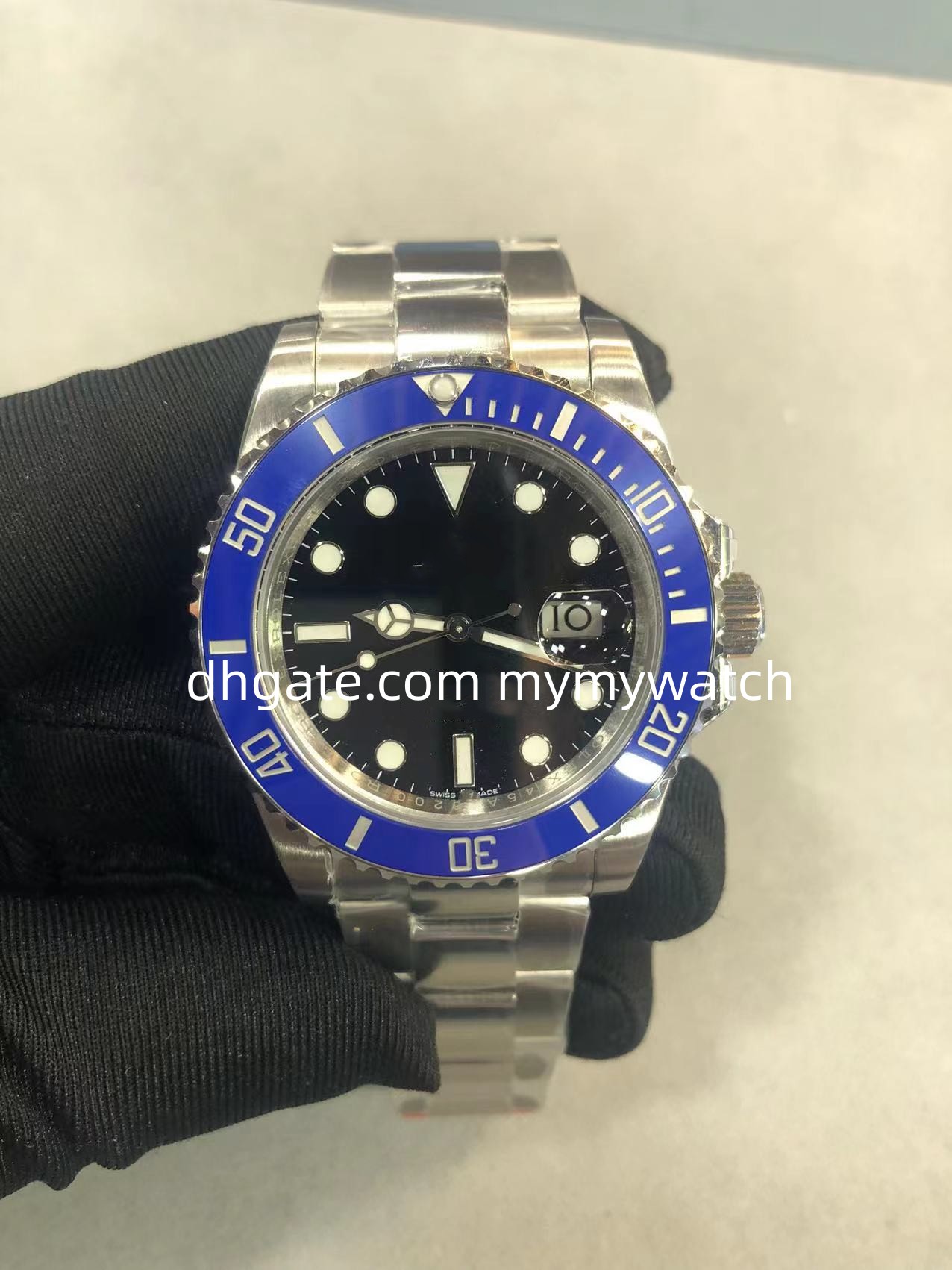 

BP Maker Mens Watch 40mm 126619LB SUB Blue Bezel Blace Face Oyster Bracelet Sapphire Watches CAL.2813 2836 3255 Movement Automatic Mechanical Men's Wristwatches, Green