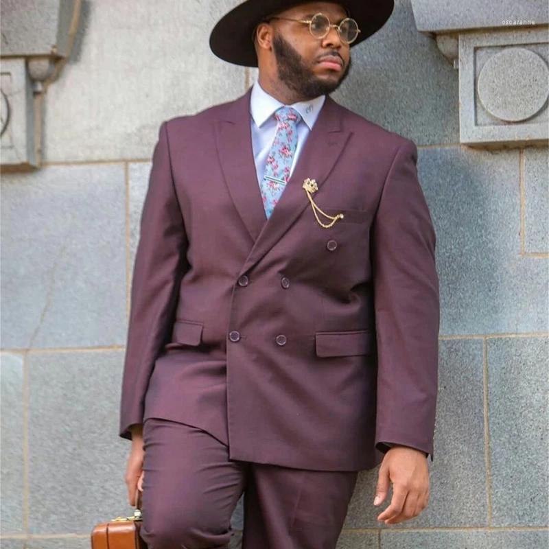 

Men's Suits Arrival Plus Size Men Costume Homme Groom Wear Tuxedos Wedding Terno Masculino Slim Fit 2 Pieces Blazer(Jacket Pants), Pink