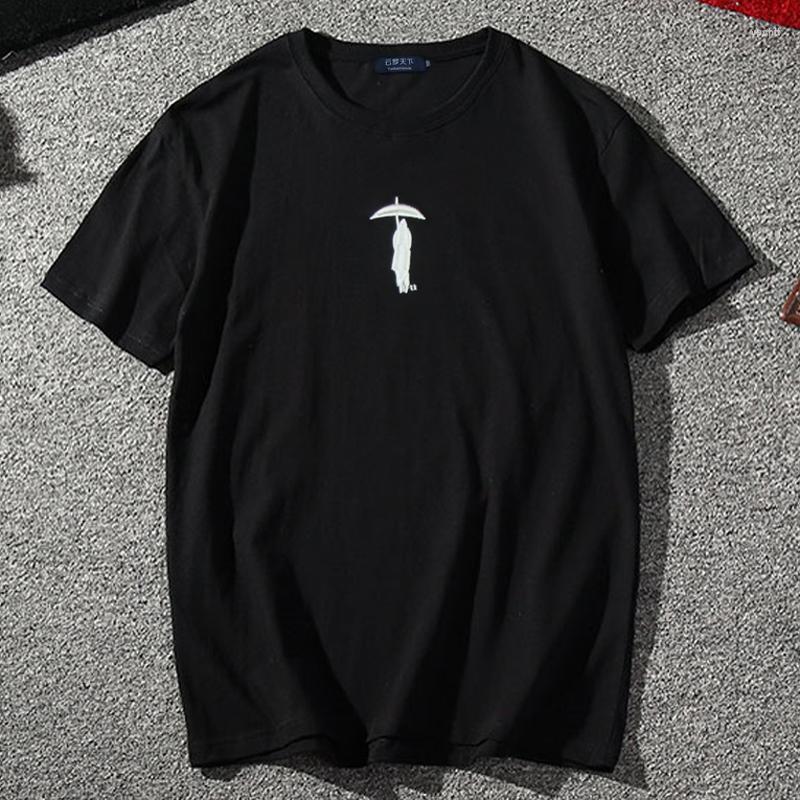 

Men's T Shirts 2023 Arrival Fashion Loose Pure Cotton Short Sleeve Men O-neck Casual Knitted Print T-shirt Plus Size XXL-4XL5XL6XL7XL8XL, Black