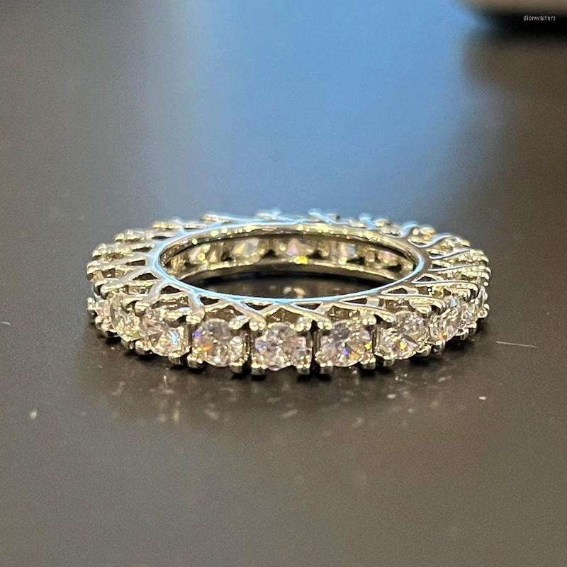 

Wedding Rings CAOSHI Stylish All Match Trend Finger For Women Brilliant Zirconia Accessories Ceremony Delicate Proposal Band