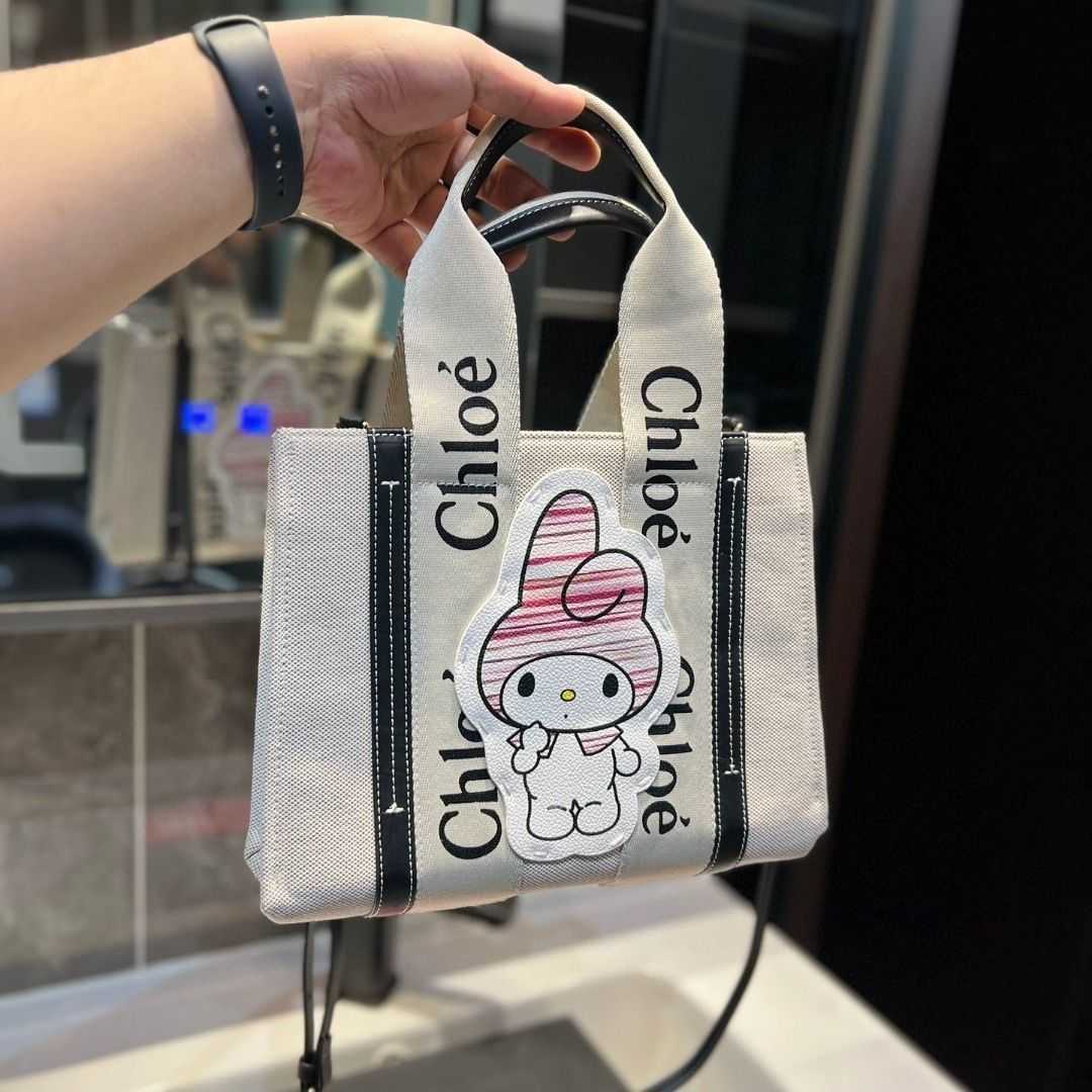 

woody Designer Tote Bag Commuter and Versatile Canvas Winter Women's Casual Autumn Messenger Shoulder Small College Style 0089