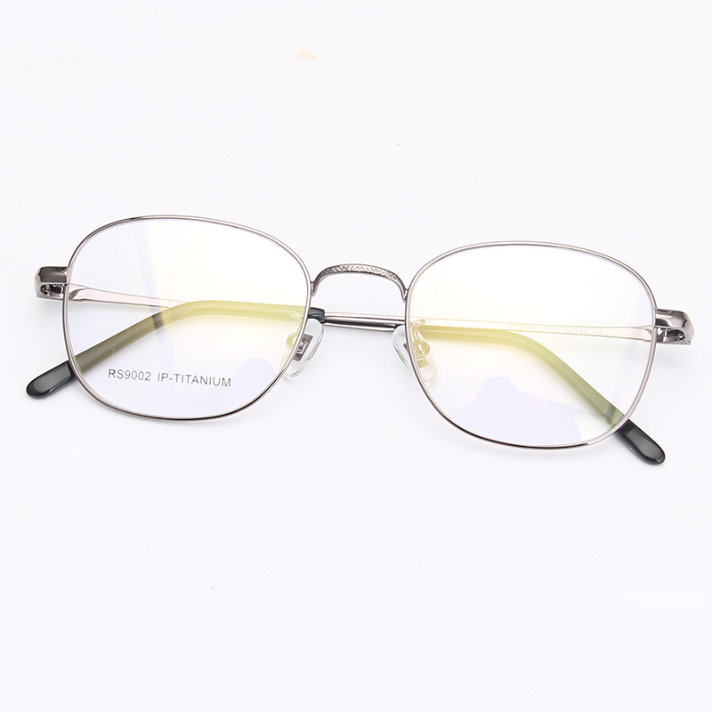 

Small frame pure titanium glasses fashion stable simple prescription mirror for men and women