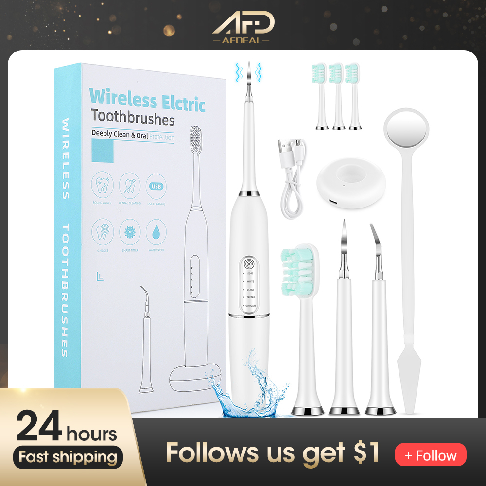 

Other Oral Hygiene Electric Sonic Dental Irrigator Tooth Calculus Remover Teeth Whitening Cleaner Remove Tartar Teeth Cleaning Tool 230311