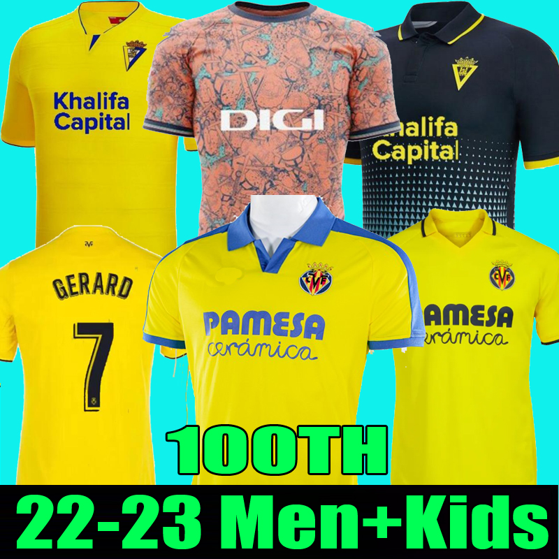 

22 23 Cadiz Carnaval Soccer Jerseys 2022 2023 special LOZANO LUCAS Villarreal CF 100TH ALARCON A. NEGREDO BLANCO Cadiz cf Home Away Football Shirts, Villarreal home