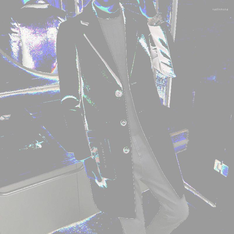 

Men's Trench Coats 2023 Winter Fashion Solid Color Windbreaker Long Woolen Coat Large Size Casual Single-breasted Jacket Nadi22, Light grey