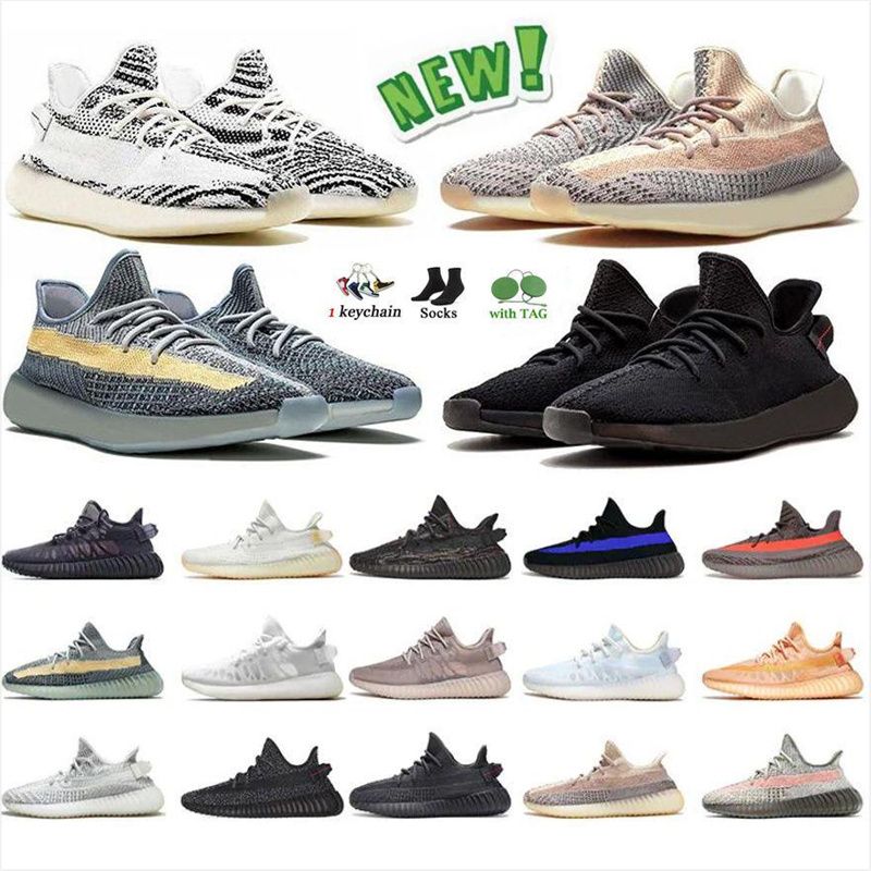 

With Box Yeezzys 350 V2 Mens Womens Casual Shoes yeezys Boosts 350s yezzys Salt Slate Black Onyx Bone Granite Dazzling Blue V2 CMPCT Red Carbon Beluga Static, C37 black non reflective 36-48