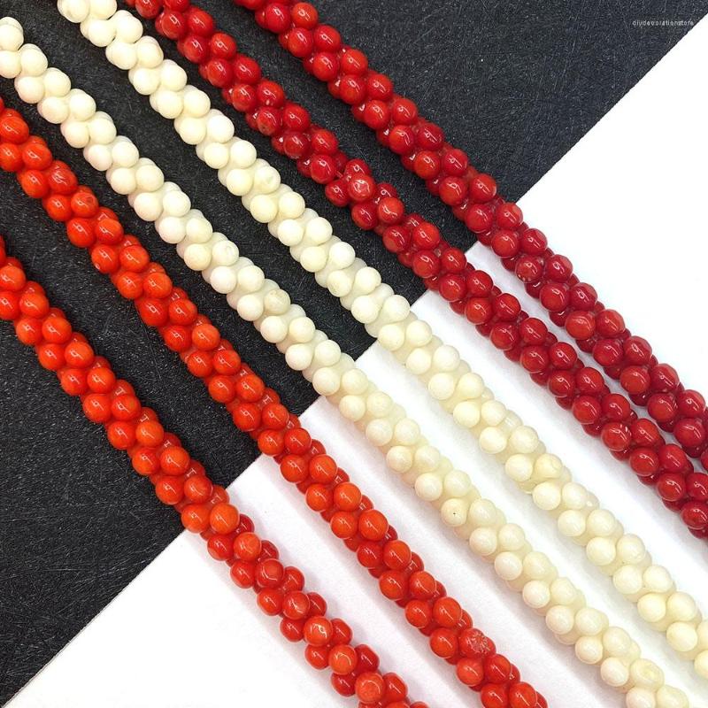 

Beads Red Artificial Coral Bead Bone Shaped Jewelry Charm For DIY Making Fashion Necklace Bracelet Anklet Accessories 4x8 Mm