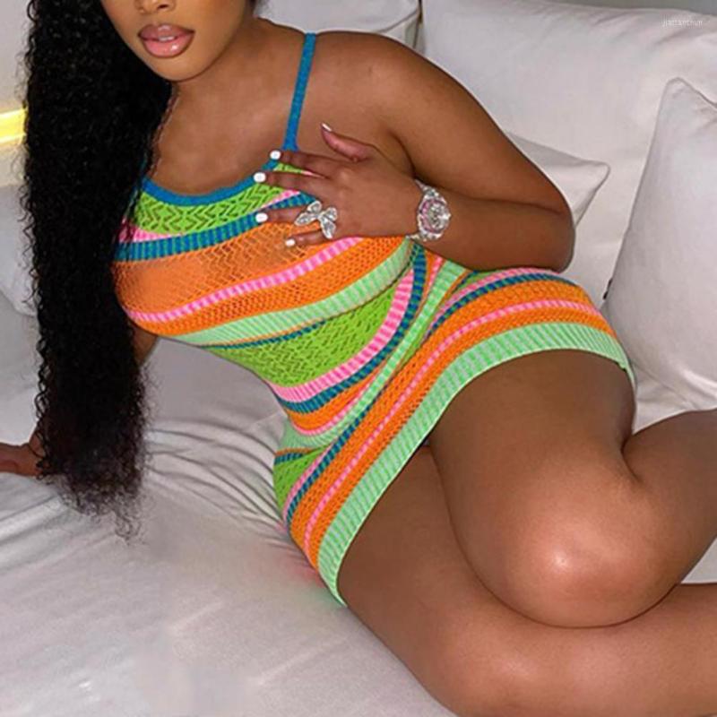 

Casual Dresses Lady Dress Charming Stretchy Mini Perspective Mesh Print Bodycon Streetwear, Green
