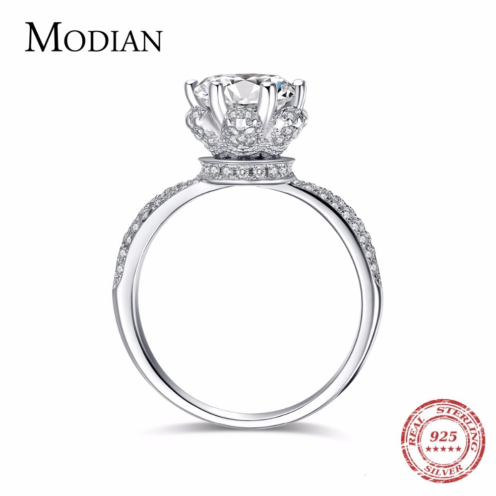 

Wedding Rings 2023 Fashion Classic Soild 925 Sterling silver wedding Ring CZ Zircon Jewelry party engagement brand Rings for women Gift 230313