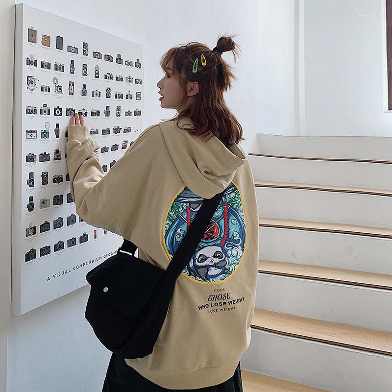 

Men's Hoodies 2023 Spring And Autumn Youth Cartoon Printing Loose Large Size Hooded Sweatshirt Fashion Casual Wild Pullover M-5XL, Khaki
