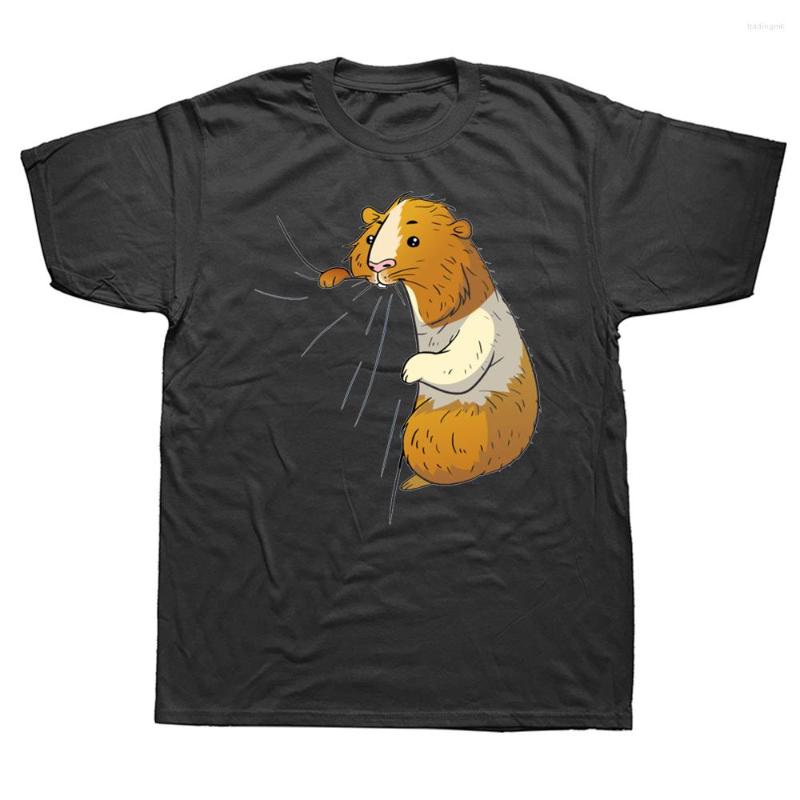 

Men's T Shirts Funny Guinea Pig Hungry Nabbling Pet Owner Graphic Cotton Streetwear Short Sleeve Birthday Gifts Summer Style T-shirt, White