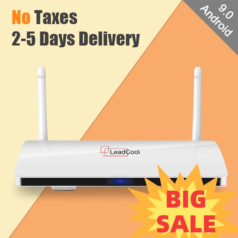 

Android Box Leadcool QHD SUB Dato Live VOD S905W Quad Core Android 9.0 TV BOX 1GB 8GB/2GB 16GB 4K Media Player Send from France Promotion