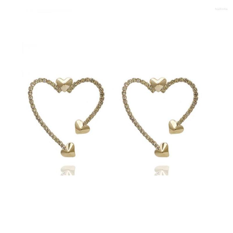 

Stud Earrings 2023 Korean Sweet Design Cute Zircon Micro Pave Flower Circle Star For Women Lovely Crystal Brincos Gifts