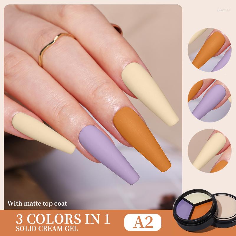 

Nail Gel 1 Box 3-color Solid Color 3 IN 2023 Trends Painting Art Autumn Winter Polish All For Manicure Nagel, Nail brush
