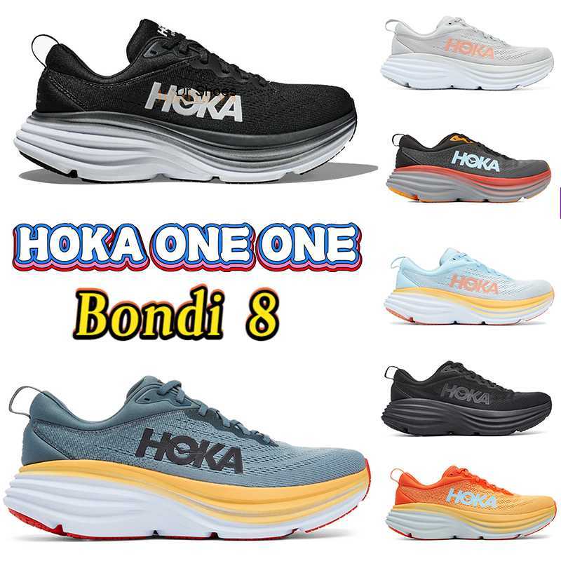 

Designer Hoka Running Shoes Mens hokas Shoe one Bondi 8 womens runner sneaker Triple black White Goblin Blue Lilac Men women Sports Sneakers, #1- lilac marble
