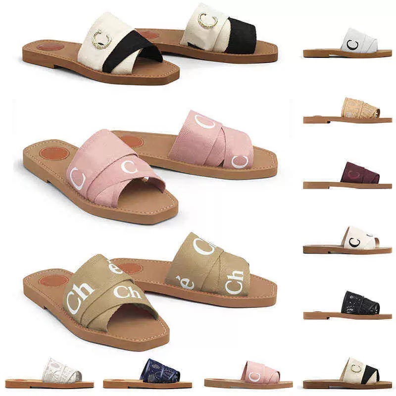 

slides designer slippers sliders slipper Woody flatmule sandals women outdoor shoes pantoufle Shoes while creamy lilac hazy green pink tea black size 35-39, Color#11