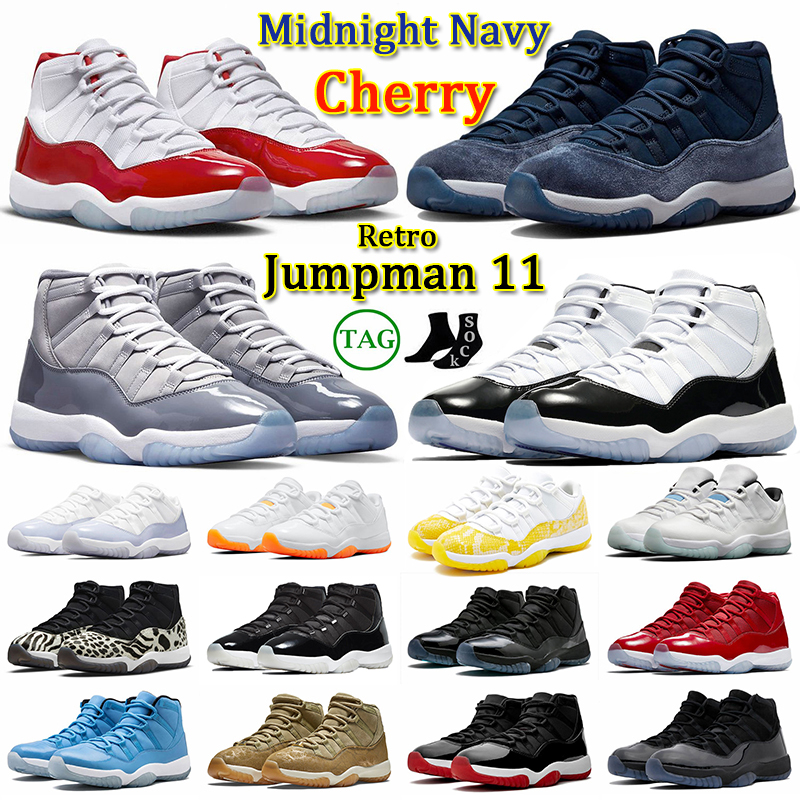 

11 Jordens Retro Basketball Shoes Men Cherry 11s Jorde Cement Grey Midnight Navy Jubilee 25th Anniversary Concord Low Cool Grey Mens Women Trainers Sports Sneakers, B31 georgetown 36-47
