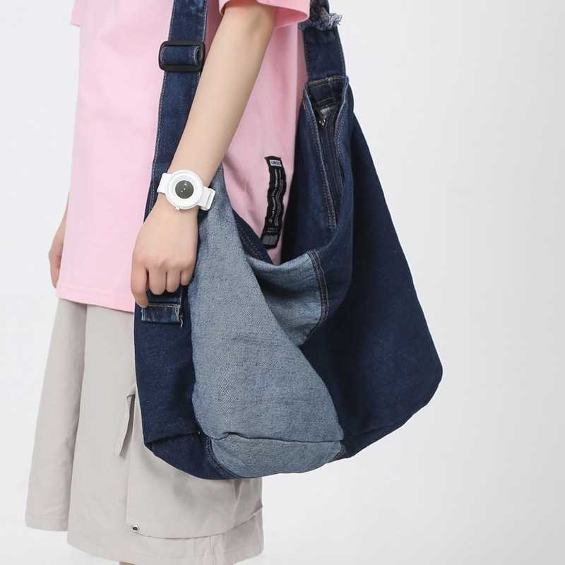 

new Denim Women Tote Shoulder Bag Casual Jeans Woman Handbags Large Crossbody Bags for Women Denim Girls Bag 230308