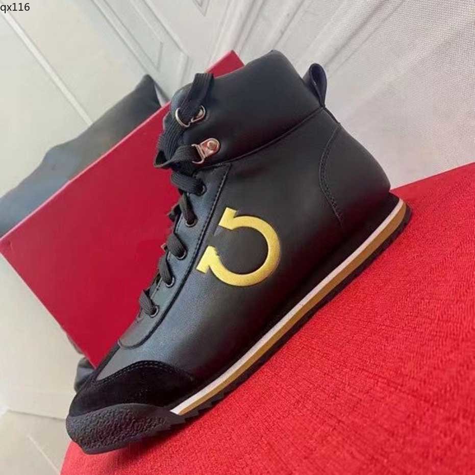 

2023 fashion men designer shoes high top lace up Luxury Mens sneakers trainers shoe