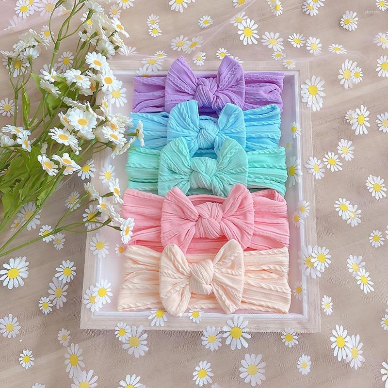 

Hair Accessories 3Pcs/Lot Baby Headbands Cable Knit For Children Elastic Girls Turban Kids Bands Headwrap BornHair