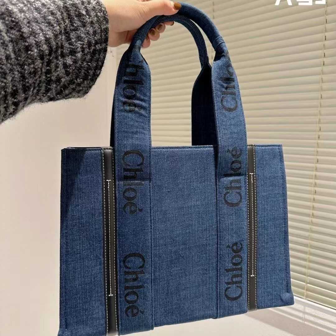 

woody Designer Tote Bag Canvas Single High Beauty Shoulder Ins Style Oblique New Span Large Capacity Commuter Portable WTL1