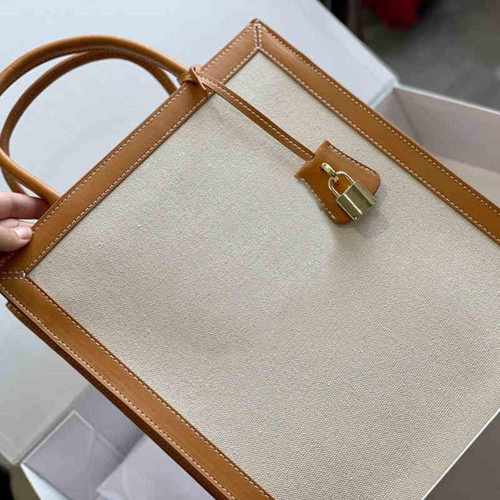 

Totes Classic Canvas Totes Women handbags Designer Handbags Print Shopping Bag Color Matching Handbag Lady Crossbody Bags Pures 220902, Brown print