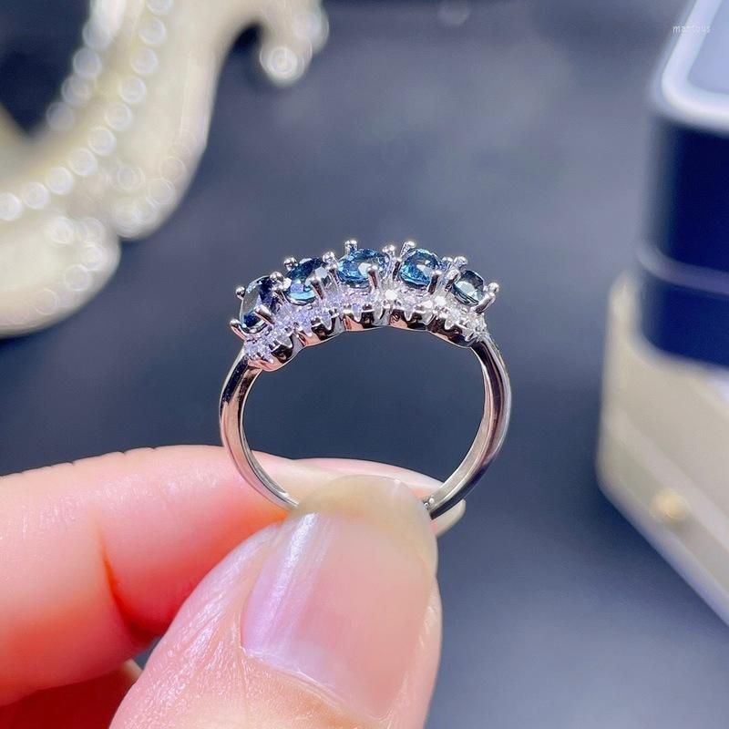 

Cluster Rings 925 Sterling Silver 3MMX4MM OVAL Gemstone Birthstone Wedding Engagement Simple Ring Jewelry Wholesale Size