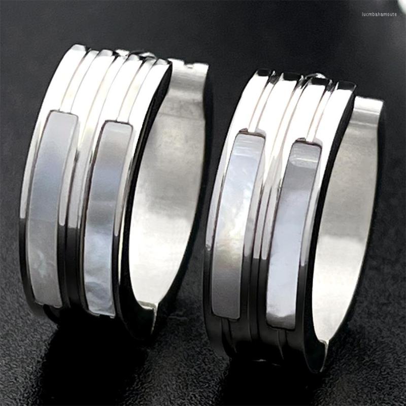 

Hoop Earrings 1 Pair Of Rock Frozen Friction Hodges Stainless Steel Women Men Small Round Hops Wicked Jewelry S