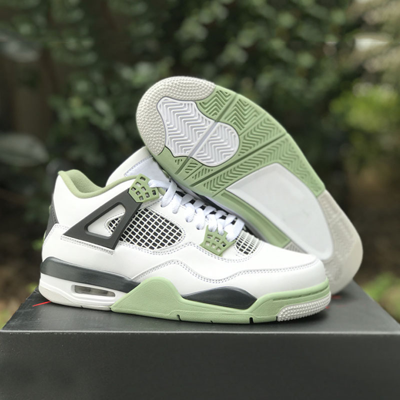 

Pine Green 4 4s basketballs shoes sneakers Military Black Cats for mens womens shoe Seafoam Sail University Blue Plate-forme men jumpman trainers luxury, 04