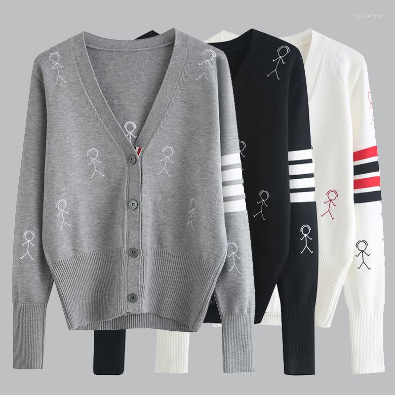 

Women's Knits Sweater 2023 Korean Fashion Cardigan Women Y2k Tops Knit Autumn Winter Sweaters Clothes Kawaii Long Sleeve Grunge Fairy, White